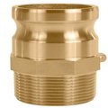 Rubberworx 2" PART F BRASS QUICK CPL PART F ADP-MPT BRASS RBX-F-BR-200